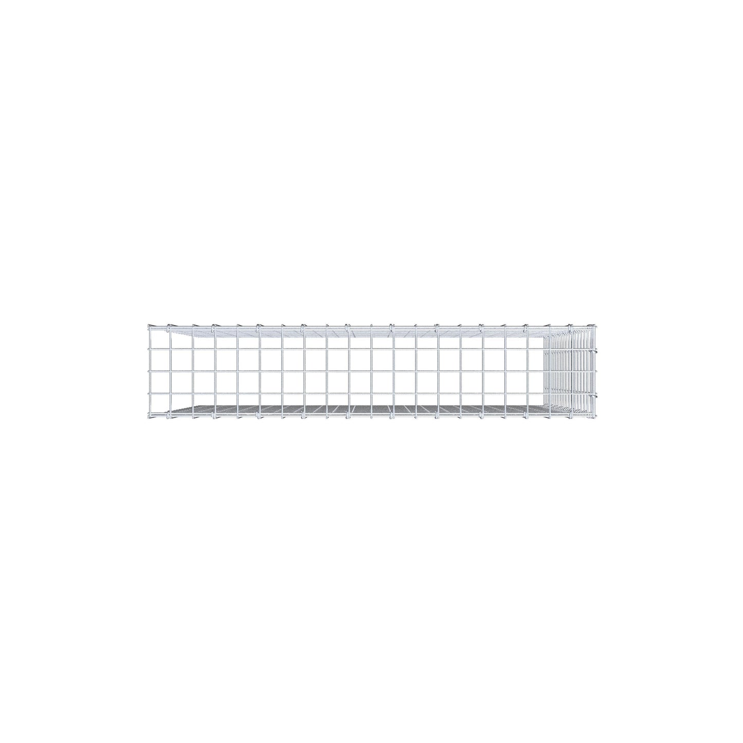 Fourche rapportée type 4 100 cm x 90 cm x 20 cm (L x H x P), maille 5 cm x 5 cm, anneau en C