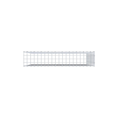 Fourche rapportée type 4 100 cm x 90 cm x 20 cm (L x H x P), maille 5 cm x 5 cm, anneau en C