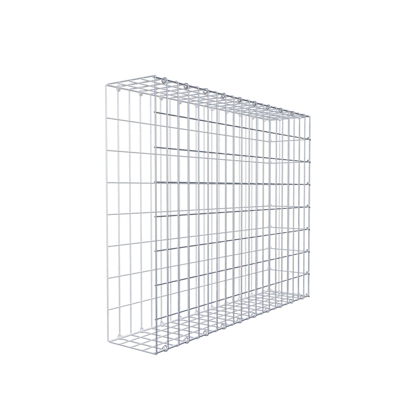 Opzetpaal type 2 100 cm x 80 cm x 20 cm, maaswijdte 5 cm x 10 cm, C-ring