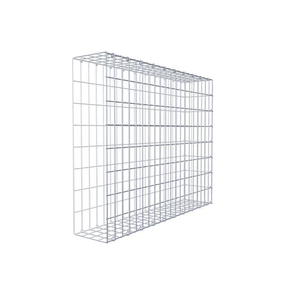 Opzetpaal type 2 100 cm x 80 cm x 20 cm, maaswijdte 5 cm x 10 cm, C-ring