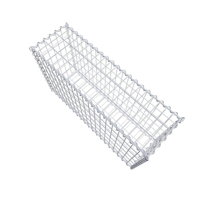 Gabion 100 cm x 60 cm x 30 cm (L x H x D), mesh size 5 cm x 10 cm, spiral