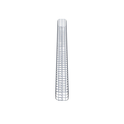 Gabionpelare kvadrat 17 cm x 17 cm, 200 cm höjd, MW 5 cm x 5 cm