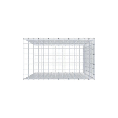 Fourche rapportée type 2 100 cm x 70 cm x 40 cm (L x H x P), mailles 5 cm x 5 cm, anneau C