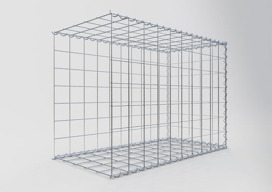Gavión complementario tipo 2 100 cm x 70 cm x 50 cm (L x A x P), luz de malla 10 cm x 10 cm, en espiral