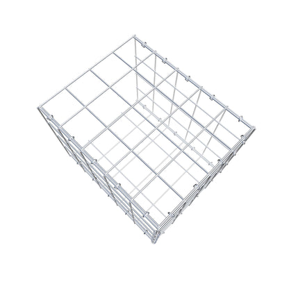 Monteret gabion type 2 50 cm x 40 cm x 40 cm (L x H x D), maskestørrelse 10 cm x 10 cm, C-ring