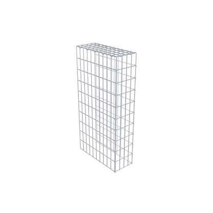 Fourche rapportée type 4 100 cm x 50 cm x 20 cm (L x H x P), maille 5 cm x 10 cm, anneau en C