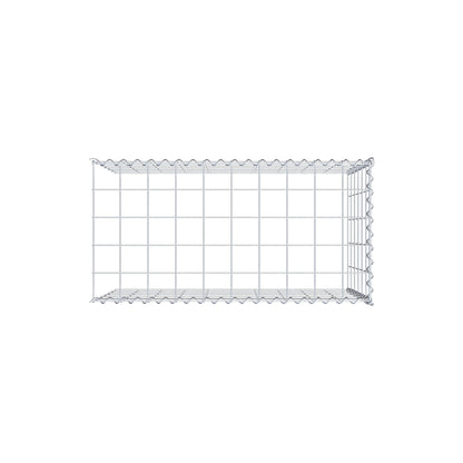 Gabion rapporté type 4 100 cm x 60 cm x 50 cm (L x H x P), mailles 10 cm x 10 cm, spirale