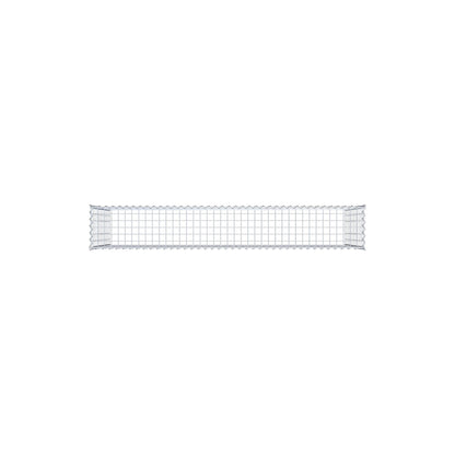 Gabion rapporté type 3 200 cm x 100 cm x 30 cm (L x H x P), mailles 5 cm x 10 cm, spirale