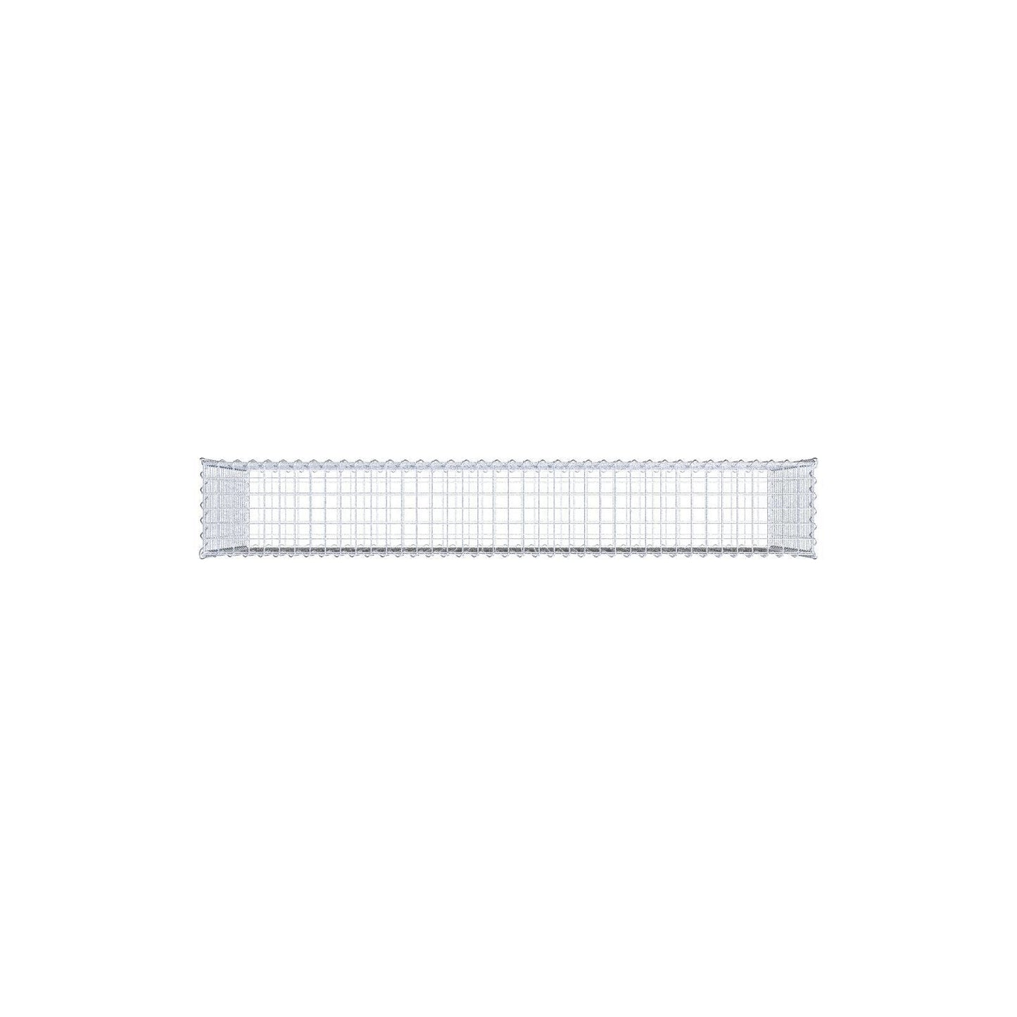 Gabion 200 cm x 100 cm x 30 cm (L x H x P), mailles 5 cm x 5 cm, spirale