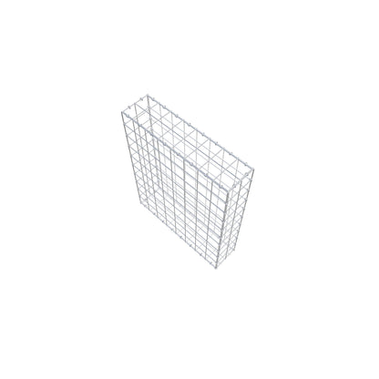 Gabião 100 cm x 80 cm x 20 cm (C x A x P), malhagem 10 cm x 10 cm, anel C