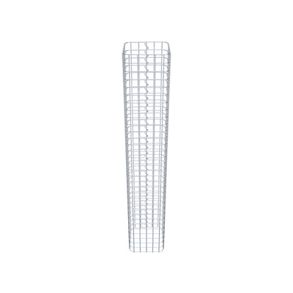 Gabionsøjle firkantet 27 cm x 27 cm, 160 cm højde, MW 5 cm x 5 cm