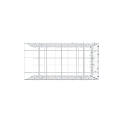 Add-on schanskorf type 2 100 cm x 90 cm x 50 cm (L x H x D), maaswijdte 10 cm x 10 cm, C-ring