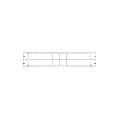 Gabion 100 cm x 50 cm x 20 cm (L x H x P), mailles 10 x 10 cm, anneau en spirale