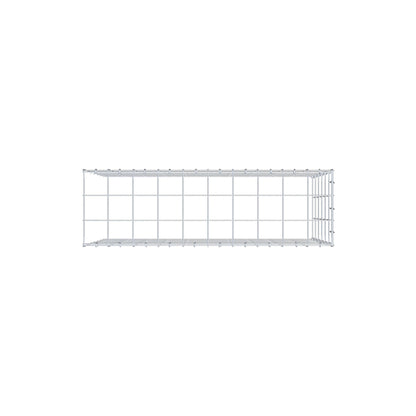 Gabbione aggiuntivo tipo 4 100 cm x 60 cm x 30 cm (L x H x P), maglia 10 cm x 10 cm, anello a C