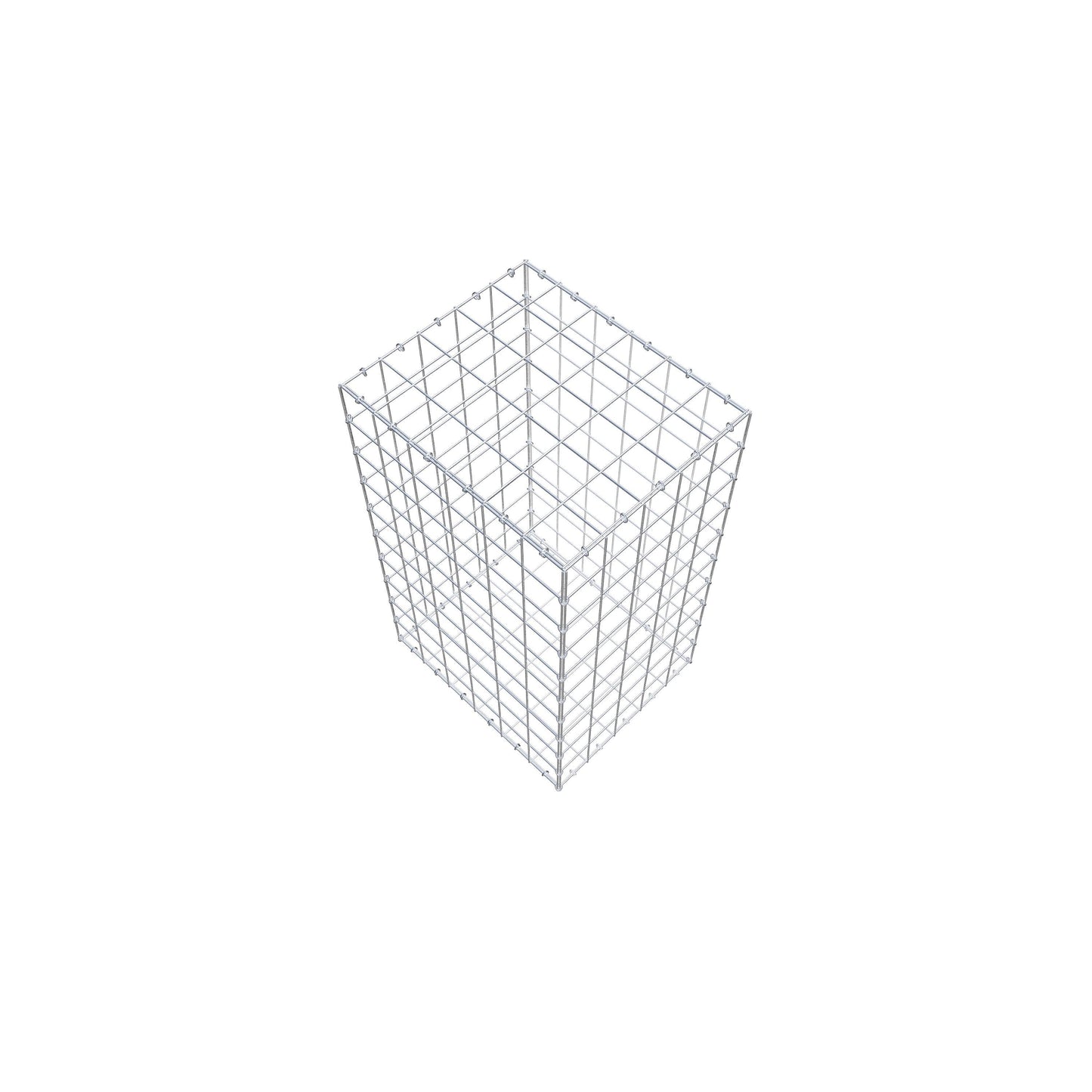 Gabion 100 cm x 60 cm x 50 cm (L x H x P), mailles 10 cm x 10 cm, anneau en C
