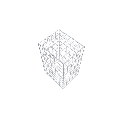 Gabion 100 cm x 60 cm x 50 cm (L x H x P), mailles 10 cm x 10 cm, anneau en C