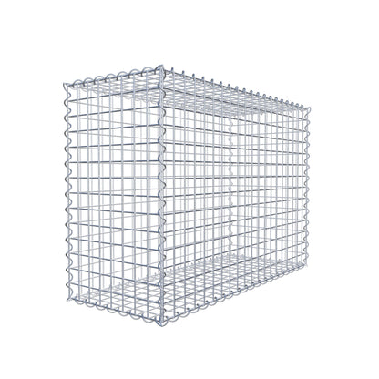 Gabion 100 cm x 70 cm x 40 cm (L x H x D), mesh size 5 cm x 5 cm, spiral