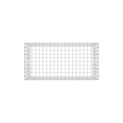 Fourche rapportée type 3 100 cm x 60 cm x 50 cm (L x H x P), mailles 5 cm x 10 cm, anneau C