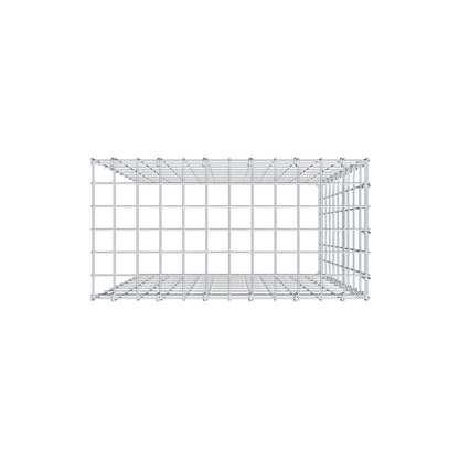 Gabião Tipo 4 100 cm x 60 cm x 30 cm (C x A x P), malhagem 5 cm x 10 cm, anel C