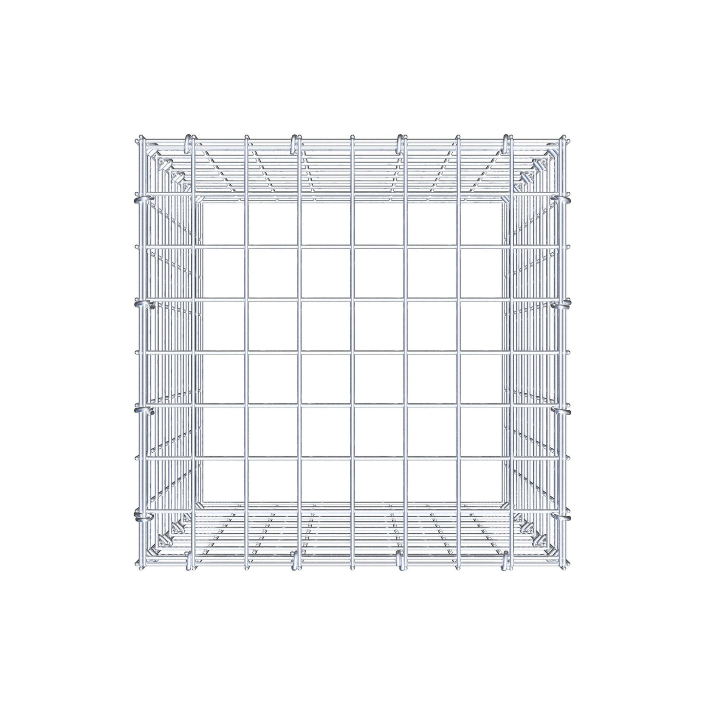 Anbaugabione Typ 3 50 cm x 40 cm x 40 cm (L x H x T), Maschenweite 5 cm x 5 cm, C-Ring