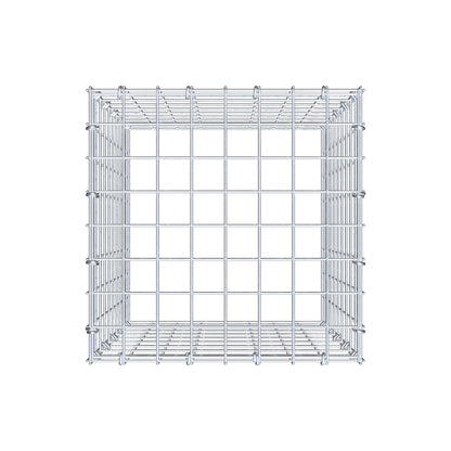 Anbaugabione Typ 3 50 cm x 40 cm x 40 cm (L x H x T), Maschenweite 5 cm x 5 cm, C-Ring