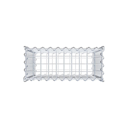 Gabbione 50 cm x 50 cm x 20 cm (L x H x P), maglia 5 cm x 5 cm, spirale