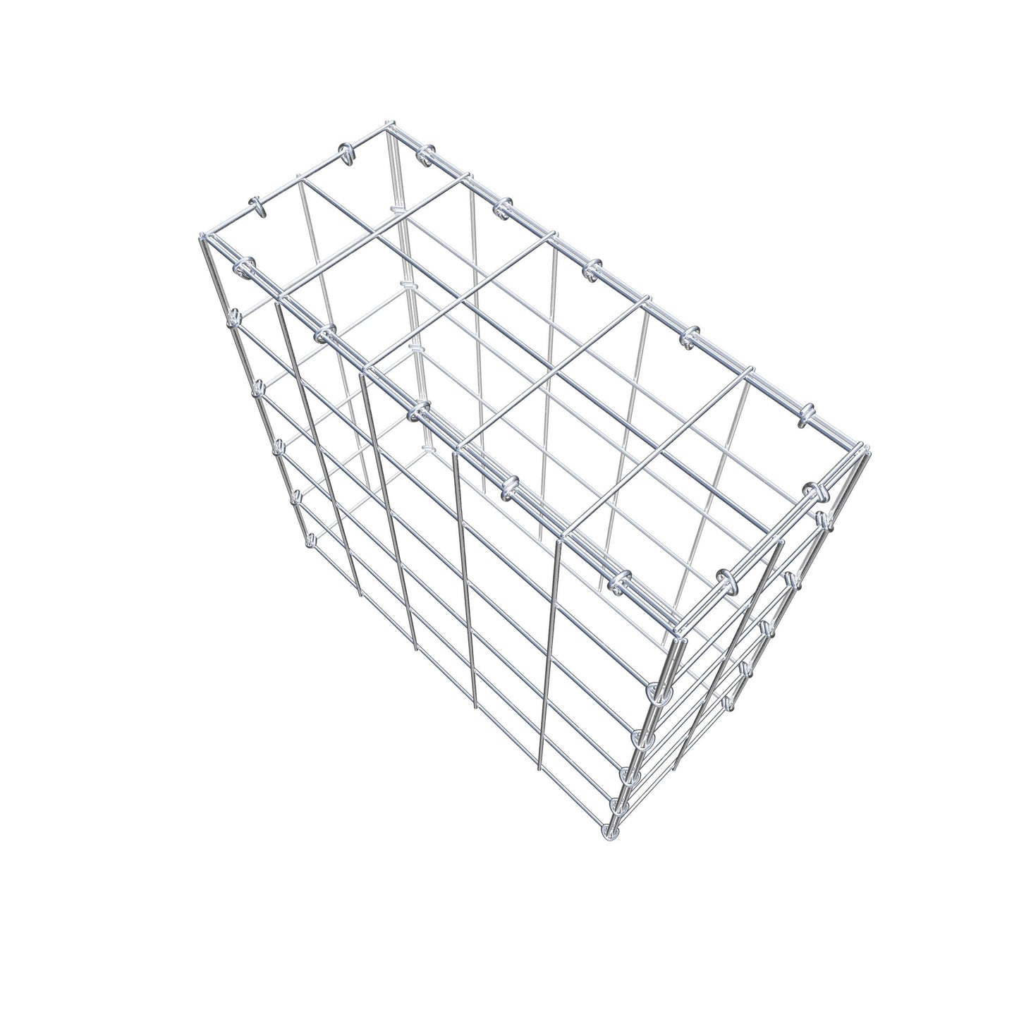 Fourche rapportée type 3 50 cm x 50 cm x 20 cm (L x H x P), mailles 10 cm x 10 cm, anneau C