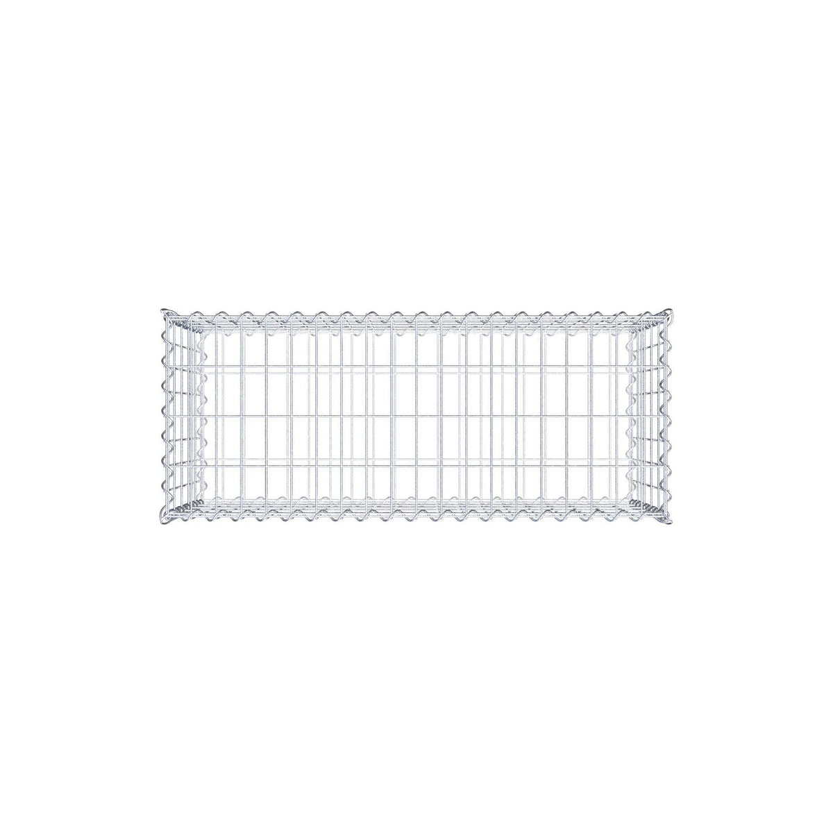 Gabion 100 cm x 50 cm x 40 cm (L x H x D), mesh size 5 cm x 10 cm, spiral