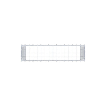 Fourche rapportée type 3 80 cm x 40 cm x 20 cm (L x H x P), mailles 5 cm x 5 cm, anneau C