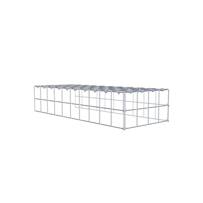 Anbaugabione Typ 4 100 cm x 20 cm x 40 cm (L x H x T), Maschenweite 10 cm x 10 cm, C-Ring