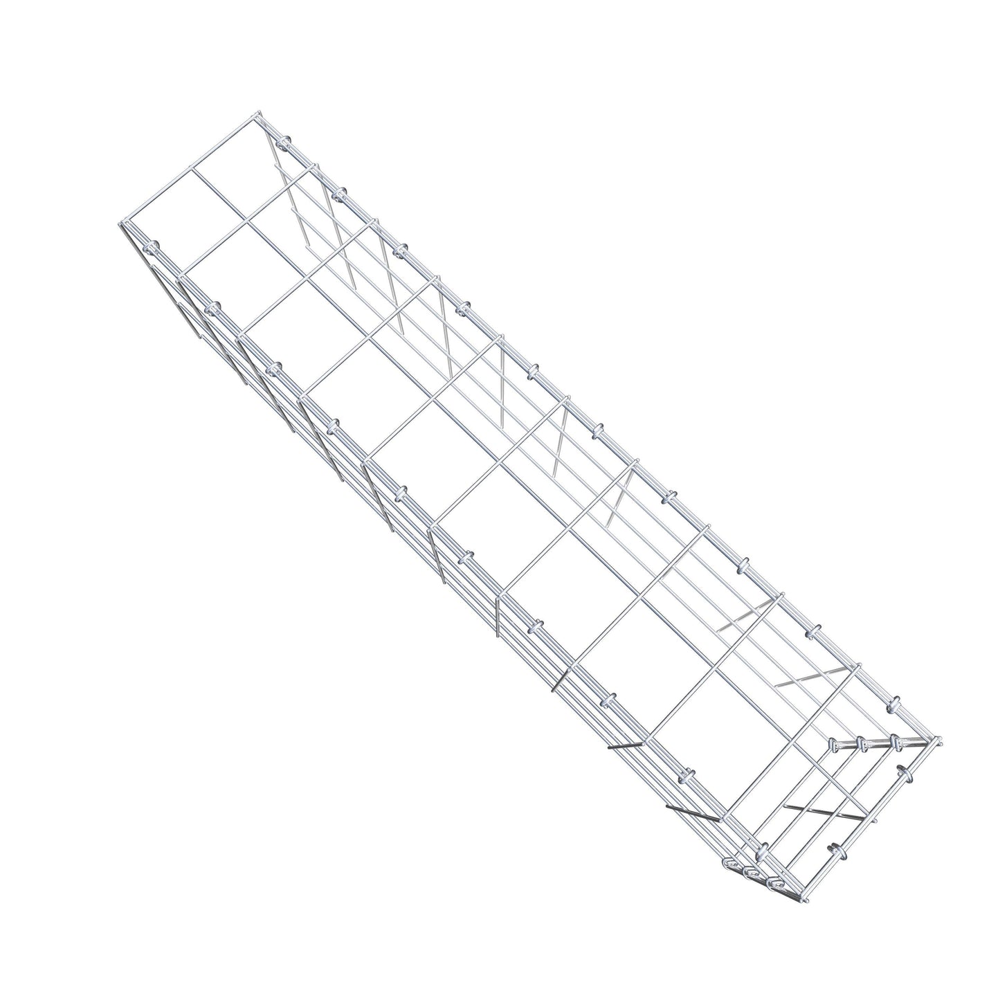 Gabião Tipo 4 100 cm x 30 cm x 20 cm (C x A x P), malhagem 10 cm x 10 cm, anel C