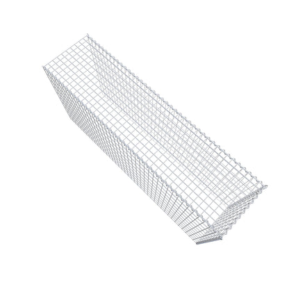 Extra gabion typ 4 200 cm x 100 cm x 50 cm (L x H x D), maskstorlek 5 cm x 10 cm, spiral