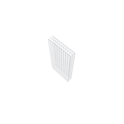 Gabião Tipo 4 200 cm x 100 cm x 20 cm (C x A x P), malhagem 10 cm x 10 cm, anel C
