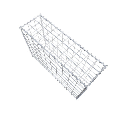 Schanskorf 100 cm x 70 cm x 30 cm (L x H x D), maaswijdte 10 cm x 10 cm, spiraal