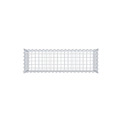 Gabion 100 cm x 40 cm x 30 cm (L x H x P), mailles 5 cm x 5 cm, spirale