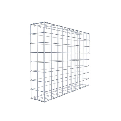 Gabião 100 cm x 80 cm x 20 cm (C x A x P), malhagem 10 cm x 10 cm, anel C