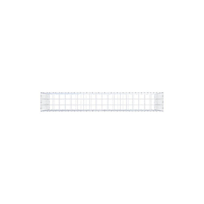 Gabion 200 cm x 100 cm x 30 cm (L x H x P), mailles 10 x 10 cm, anneau en spirale