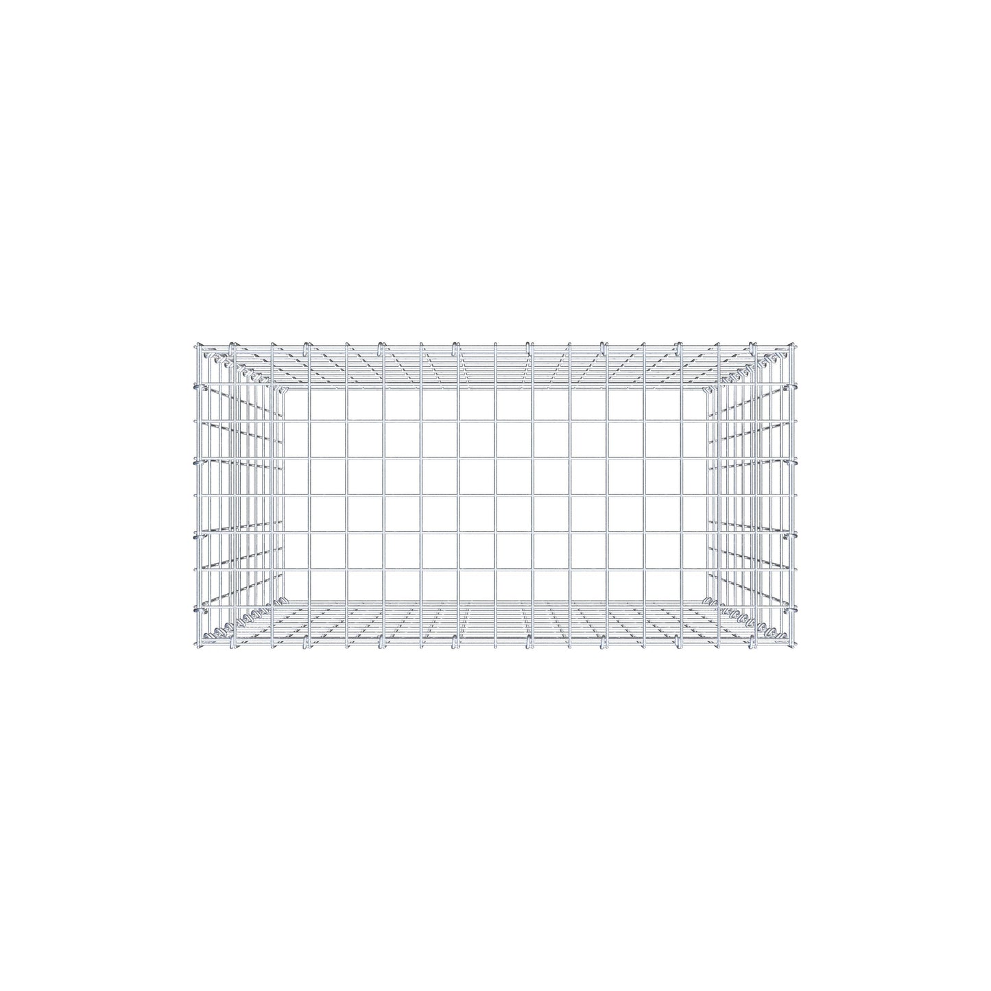 Fourche rapportée type 3 100 cm x 80 cm x 40 cm (L x H x P), mailles 5 cm x 10 cm, anneau C