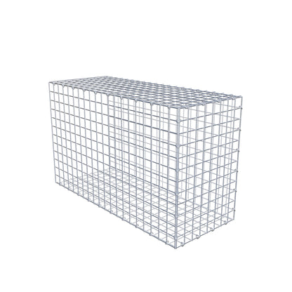 Gabbione aggiuntivo di tipo 2 100 cm x 60 cm x 40 cm (L x H x P), maglia 5 cm x 5 cm, anello a C