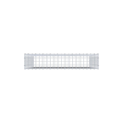 Gabion 100 cm x 100 cm x 20 cm (L x H x P), mailles 5 cm x 5 cm, anneau en C