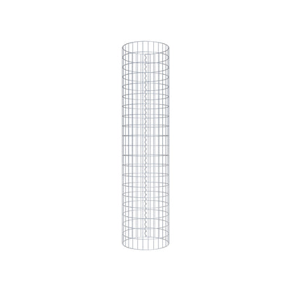 Colonna gabbionata rotonda 47 cm di diametro, 200 cm di altezza, maglia 5 cm x 10 cm
