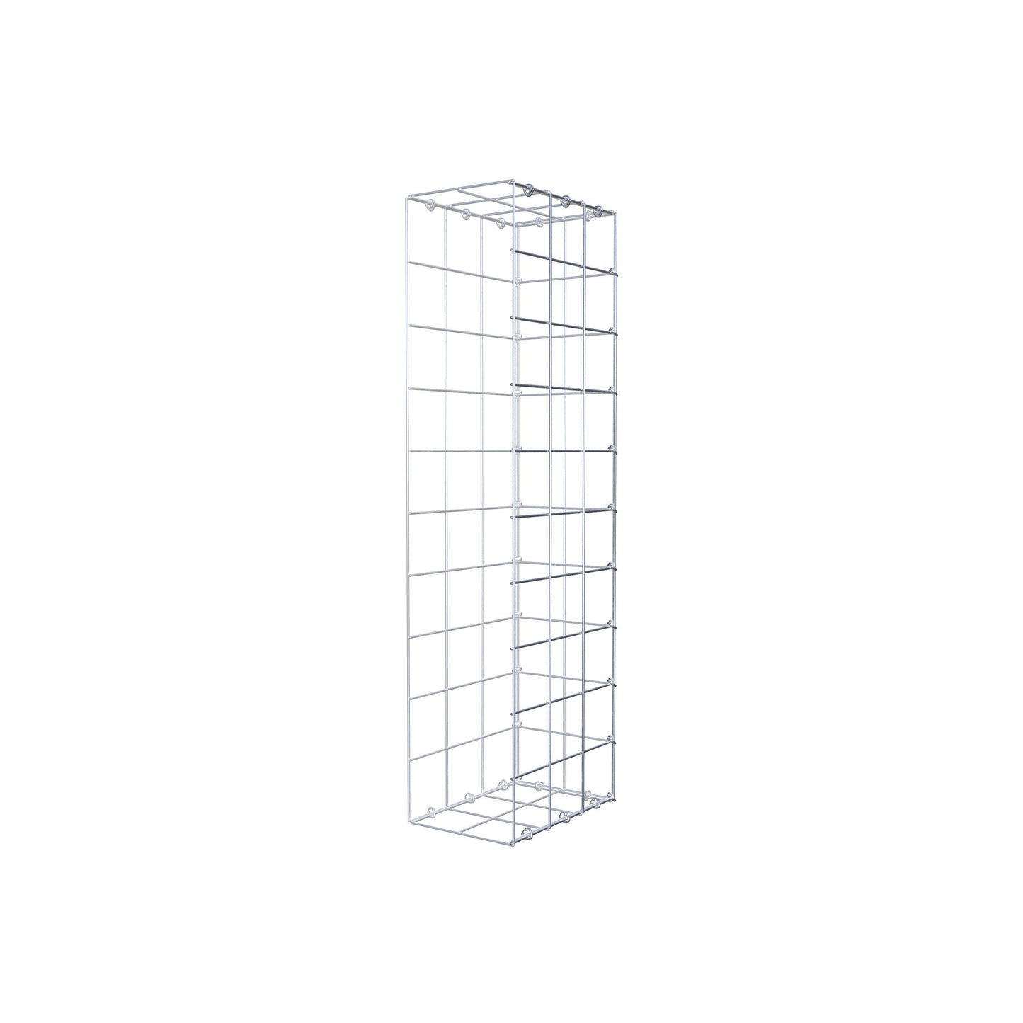 Anbaugabione Typ 2 100 cm x 30 cm x 20 cm (L x H x T), Maschenweite 10 cm x 10 cm, C-Ring