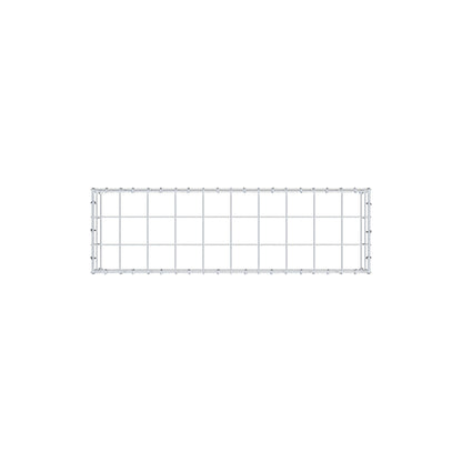 Typ 3 påbyggnadsgabion 100 cm x 20 cm x 30 cm (L x H x D), maskstorlek 10 cm x 10 cm, C-ring