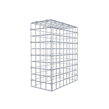 Anbaugabione Typ 3 50 cm x 40 cm x 20 cm (L x H x T), Maschenweite 5 cm x 5 cm, C-Ring