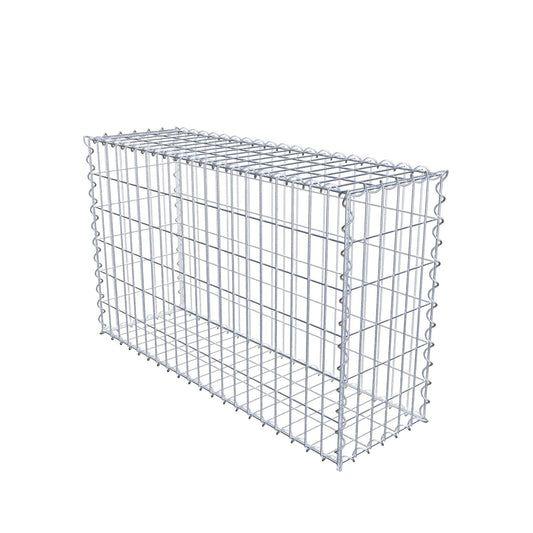 Schanskorf 100 cm x 60 cm x 30 cm (L x H x D), maaswijdte 5 cm x 10 cm, spiraal