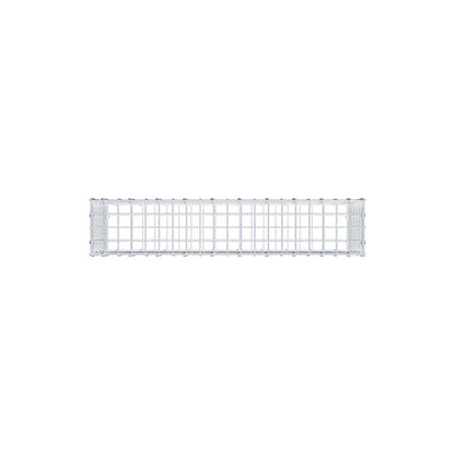 Gabion 100 cm x 40 cm x 20 cm (L x H x P), mailles 5 x 5 cm, anneau en spirale