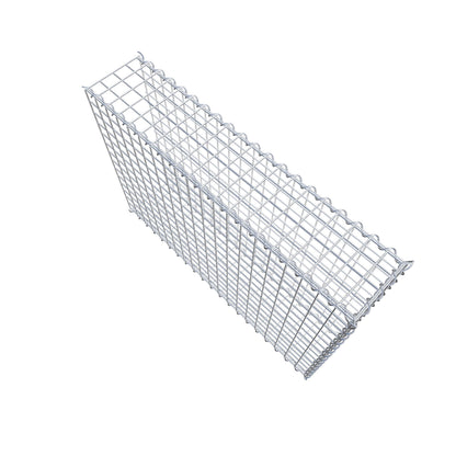 Anbaugabione Typ 2 100 cm x 70 cm x 20 cm (L x H x T), Maschenweite 5 cm x 5 cm, Spirale