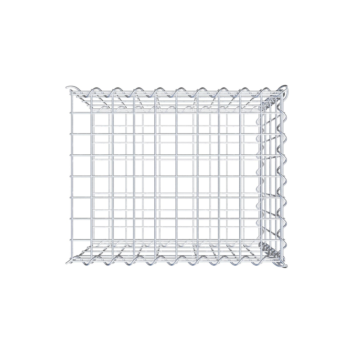Gavión adicional tipo 2 50 cm x 40 cm x 40 cm (L x A x P), malla 5 cm x 10 cm, en espiral