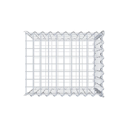 Gavión adicional tipo 2 50 cm x 40 cm x 40 cm (L x A x P), malla 5 cm x 10 cm, en espiral