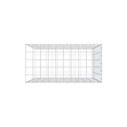 Fourche rapportée type 2 100 cm x 100 cm x 50 cm (L x H x P), mailles 10 cm x 10 cm, anneau C